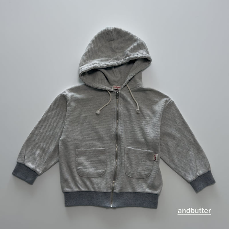 Andbutter - Korean Children Fashion - #toddlerclothing - Tone Pocket Zip-Up - 4