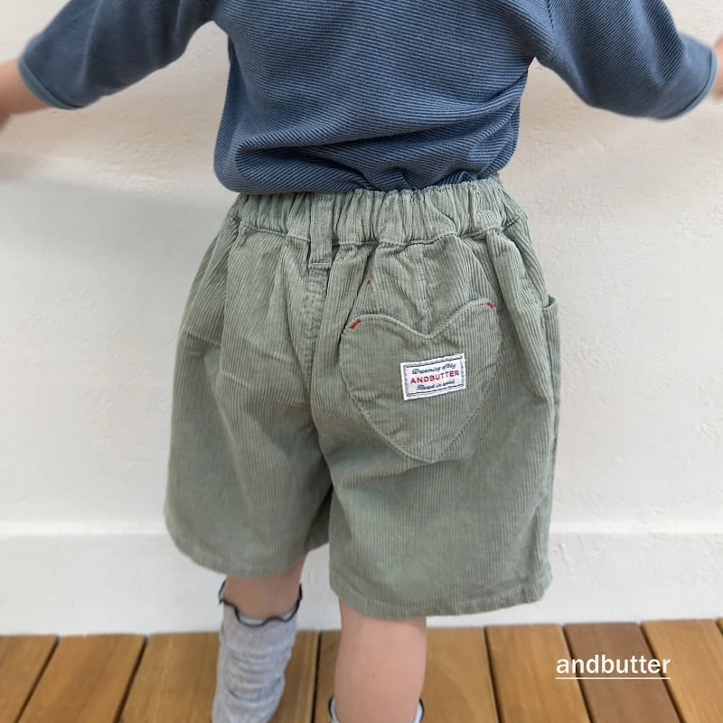 Andbutter - Korean Children Fashion - #stylishchildhood - Corduroy Heart Pants - 11