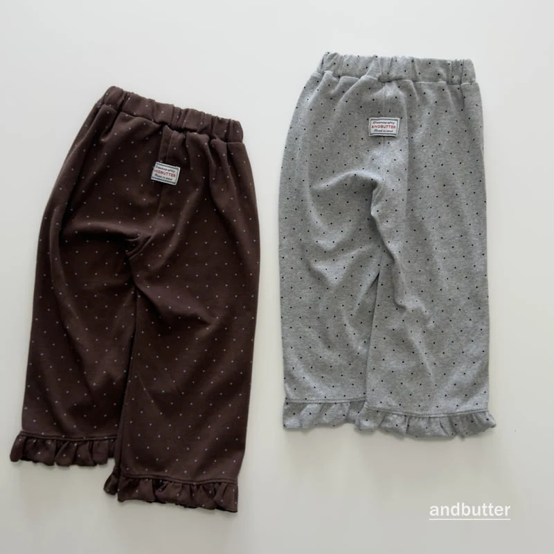 Andbutter - Korean Children Fashion - #todddlerfashion - Frill Pants - 3