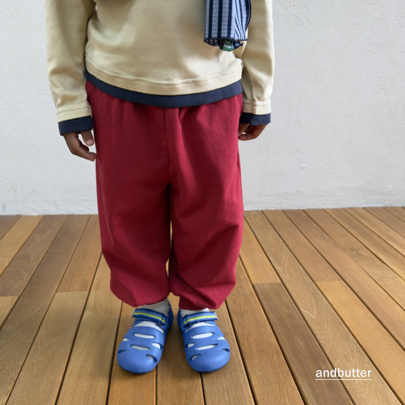 Andbutter - Korean Children Fashion - #todddlerfashion - Ribbed Pants - 8