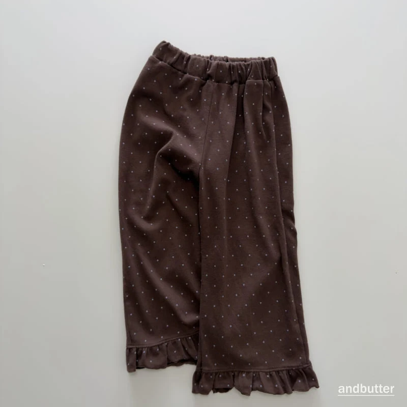 Andbutter - Korean Children Fashion - #todddlerfashion - Frill Pants - 4
