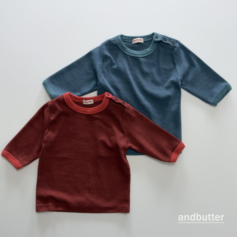 Andbutter - Korean Children Fashion - #toddlerclothing - Snap Tee - 5