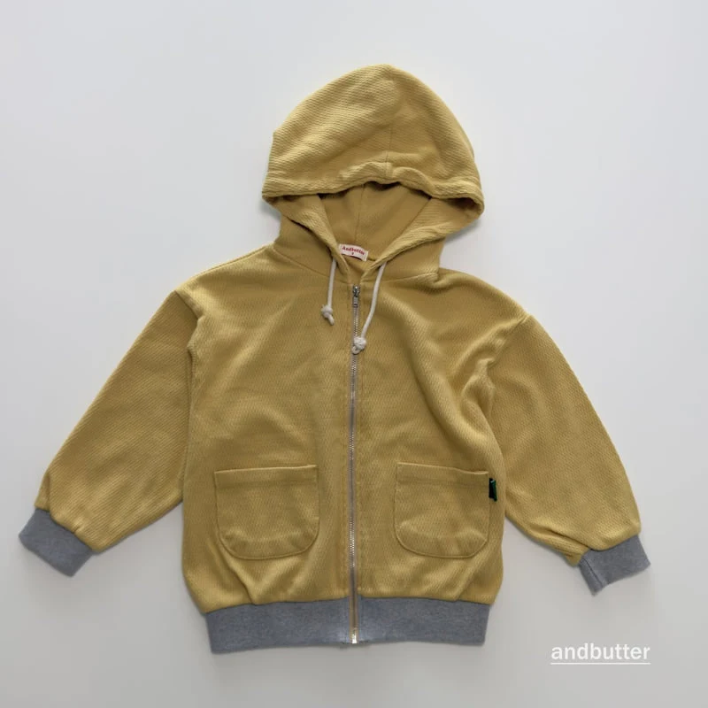 Andbutter - Korean Children Fashion - #toddlerclothing - Tone Pocket Zip-Up - 3
