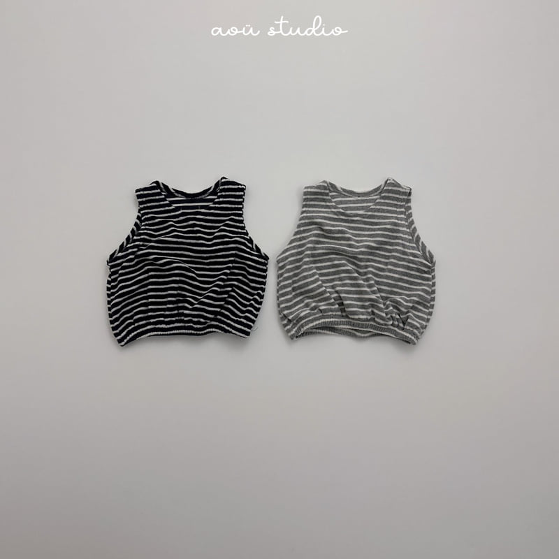Aou Studio - Korean Baby Fashion - #babyboutique - Como Sleeveless Top