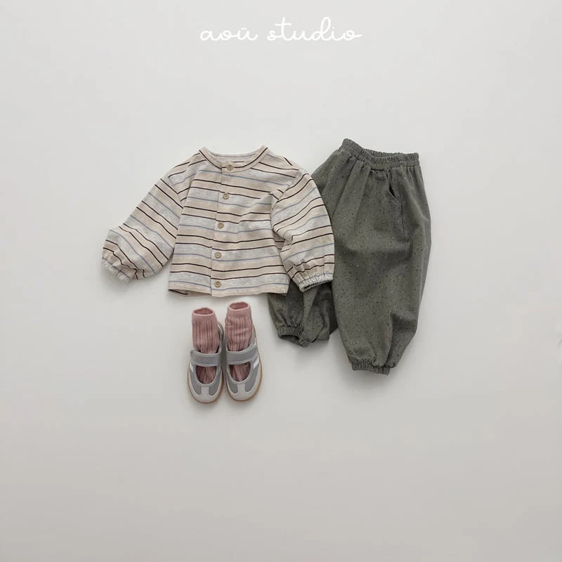 Aou Studio - Korean Baby Fashion - #babyboutique - Natural Cardigan - 12