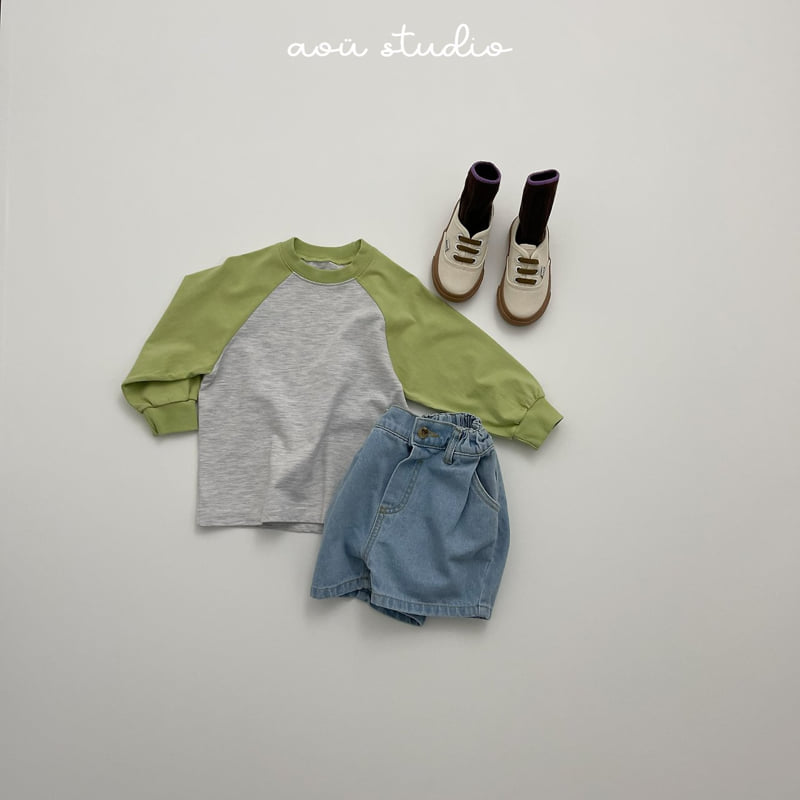 Aou Studio - Korean Baby Fashion - #babyboutique - Steady Raglan Tee - 8