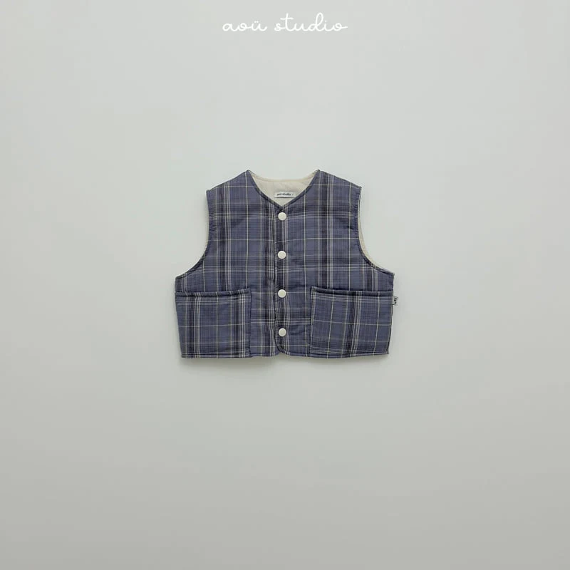 Aou Studio - Korean Baby Fashion - #babyboutique - Reversible Vest - 2