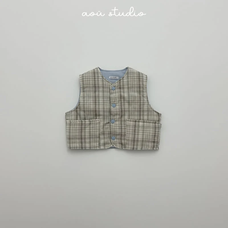 Aou Studio - Korean Baby Fashion - #babyboutique - Reversible Vest - 3
