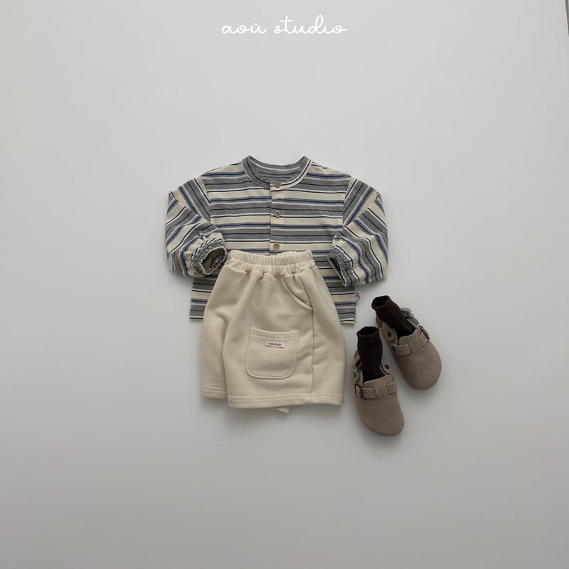 Aou Studio - Korean Baby Fashion - #babyboutiqueclothing - Hako Pocket Pants - 8
