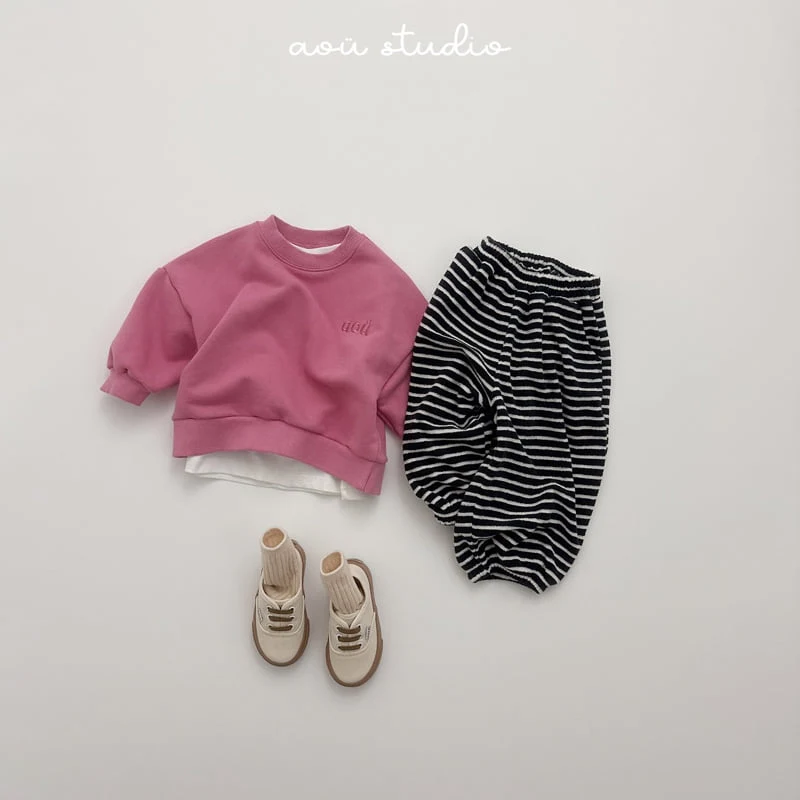 Aou Studio - Korean Baby Fashion - #babyclothing - Snug Sweatshirt - 8