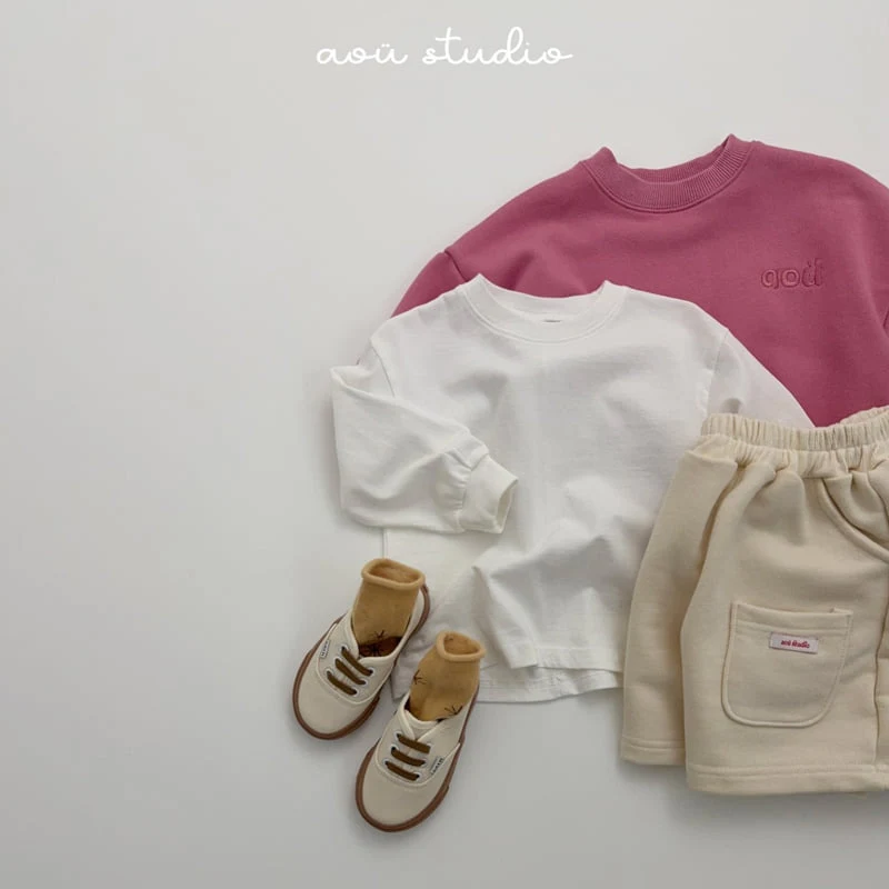 Aou Studio - Korean Baby Fashion - #babyfever - Snug Sweatshirt - 10