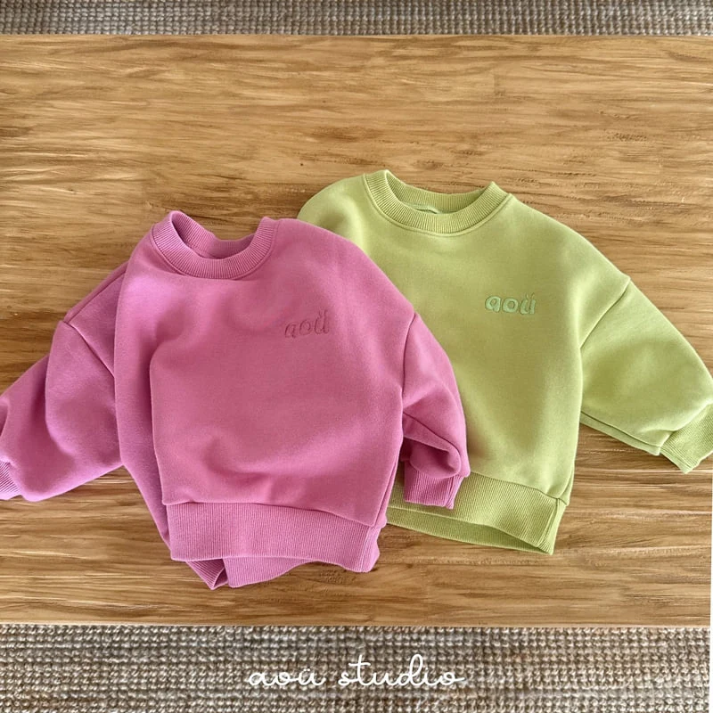 Aou Studio - Korean Baby Fashion - #babygirlfashion - Snug Sweatshirt - 11