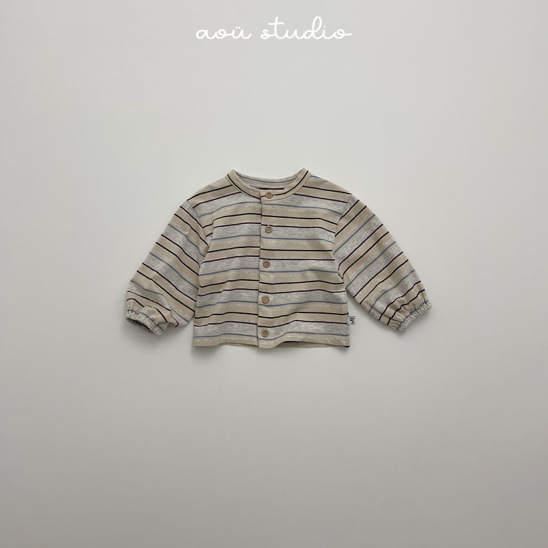 Aou Studio - Korean Baby Fashion - #babygirlfashion - Natural Cardigan - 3