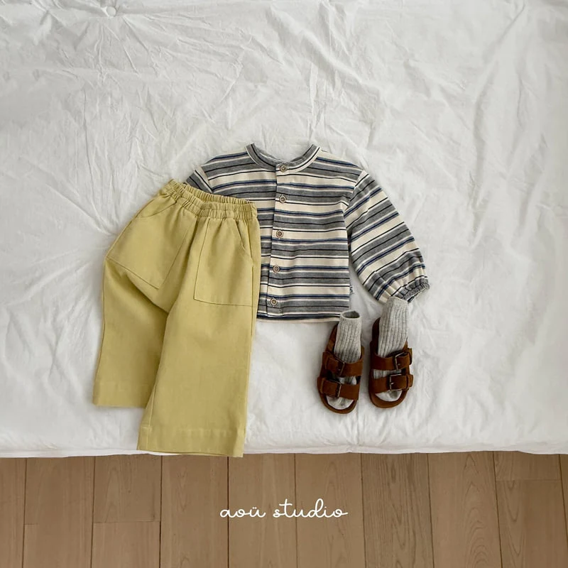 Aou Studio - Korean Baby Fashion - #babygirlfashion - Fog Fatigue Pants - 11