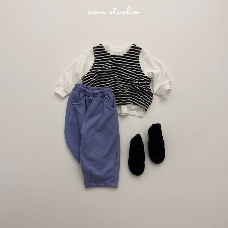 Aou Studio - Korean Baby Fashion - #babyoninstagram - Como Sleeveless Top - 8