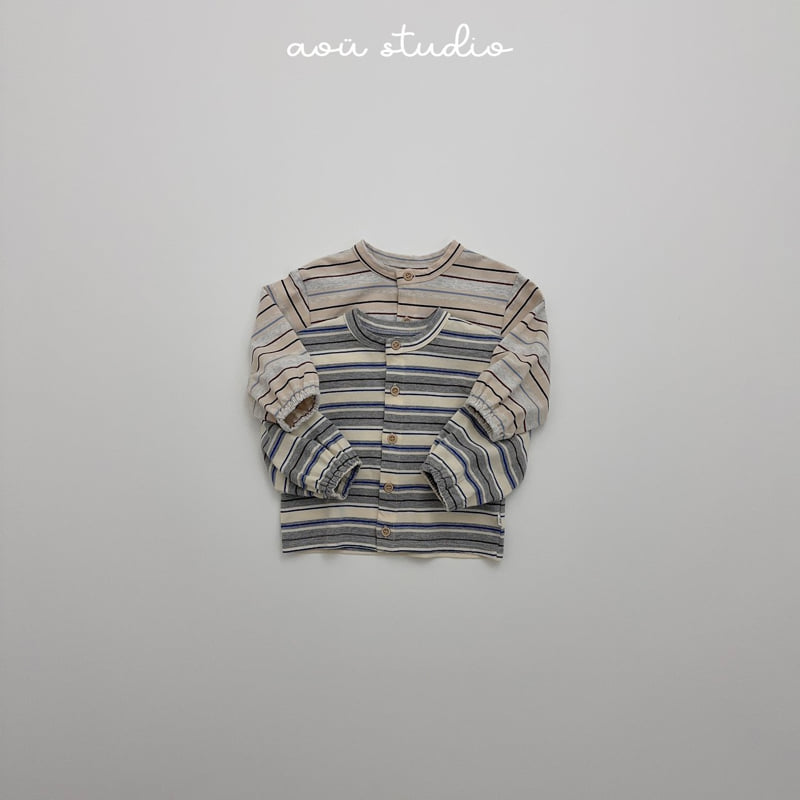 Aou Studio - Korean Baby Fashion - #babyoninstagram - Natural Cardigan - 5