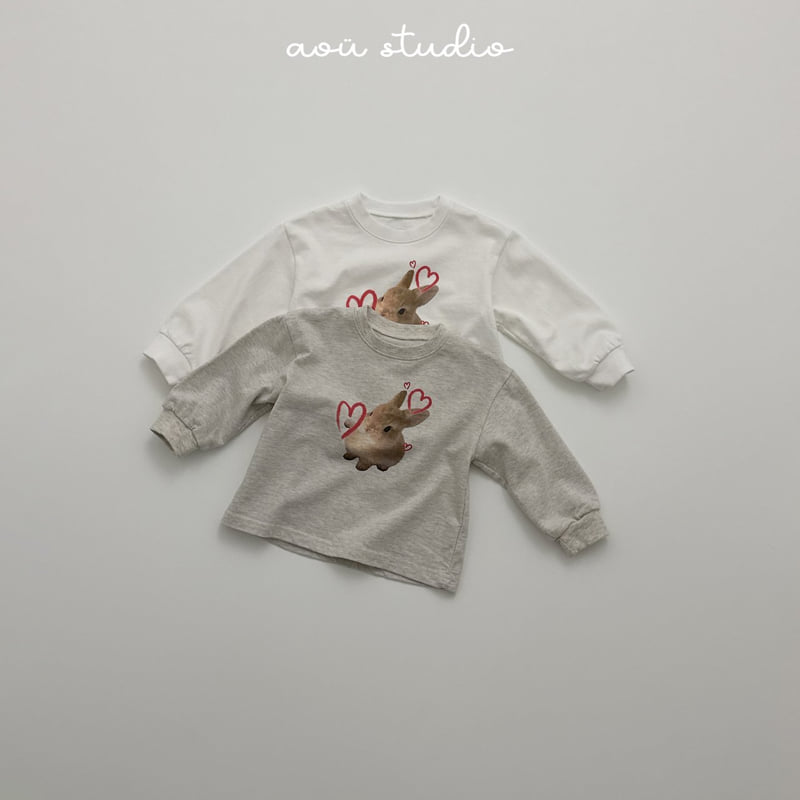 Aou Studio - Korean Baby Fashion - #babyootd - Bunny Tee