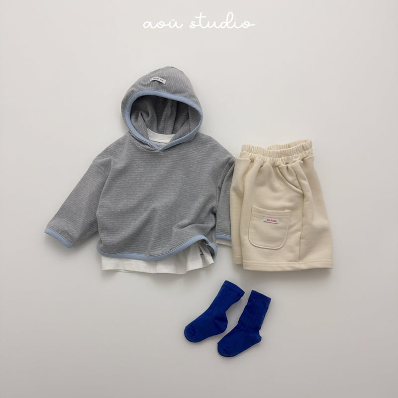 Aou Studio - Korean Baby Fashion - #babyootd - Mocha Hoodie - 7