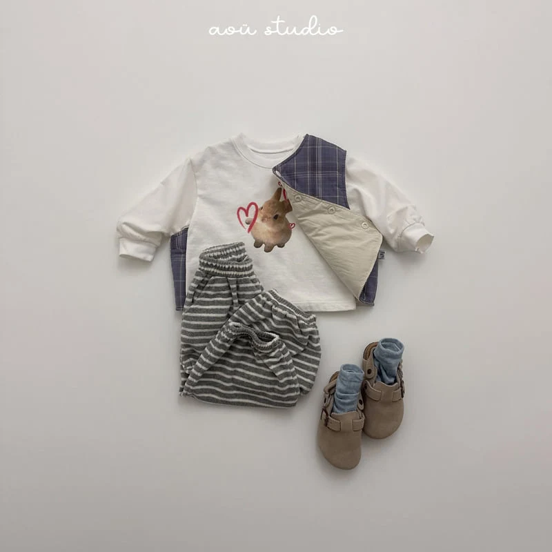 Aou Studio - Korean Baby Fashion - #babyootd - Reversible Vest - 11
