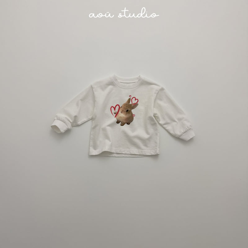 Aou Studio - Korean Baby Fashion - #babyoutfit - Bunny Tee - 2