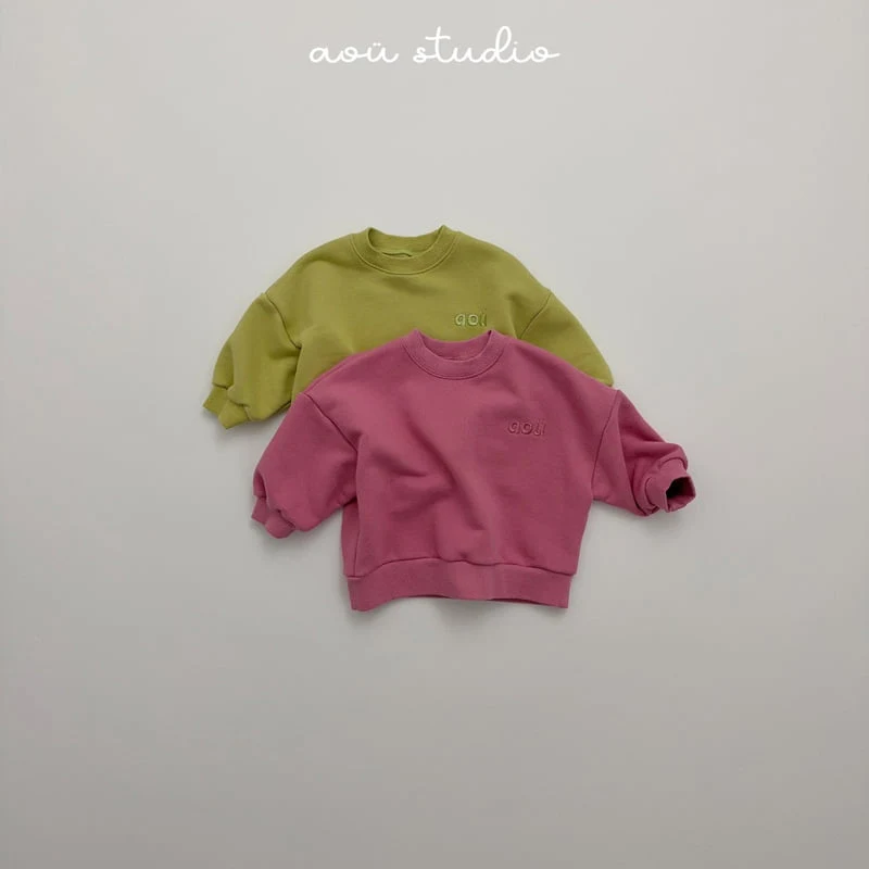 Aou Studio - Korean Baby Fashion - #babyoutfit - Snug Sweatshirt