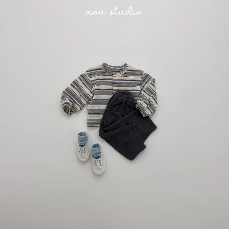 Aou Studio - Korean Baby Fashion - #babyoutfit - Pigment Pants - 5