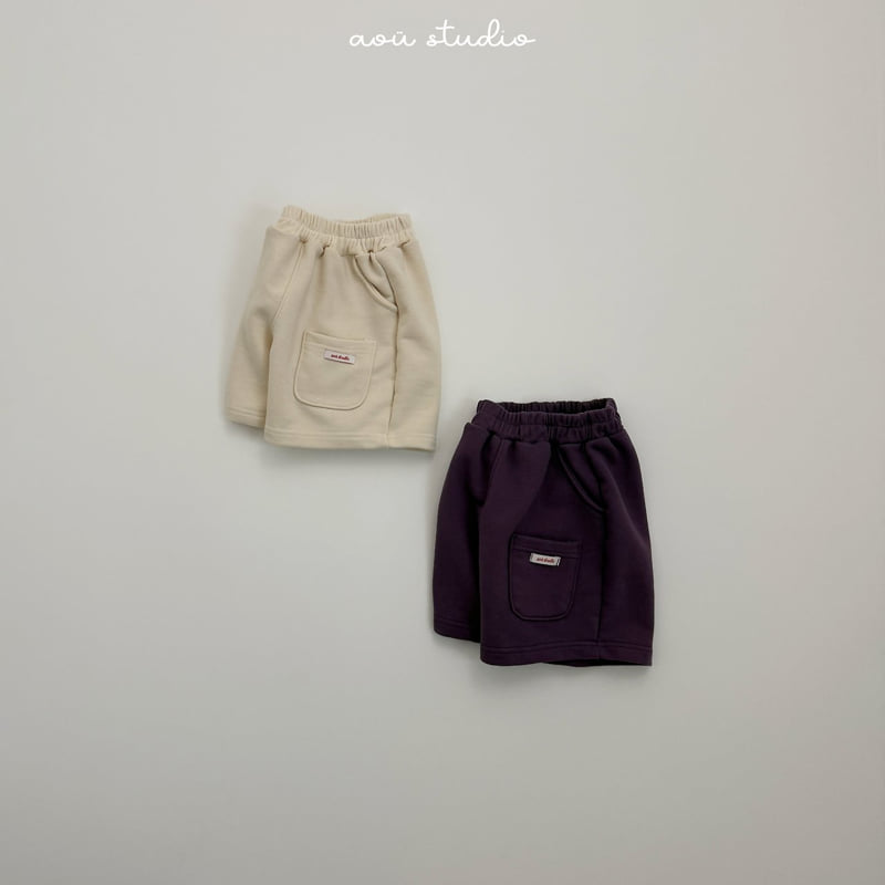 Aou Studio - Korean Baby Fashion - #babyoutfit - Hako Pocket Pants