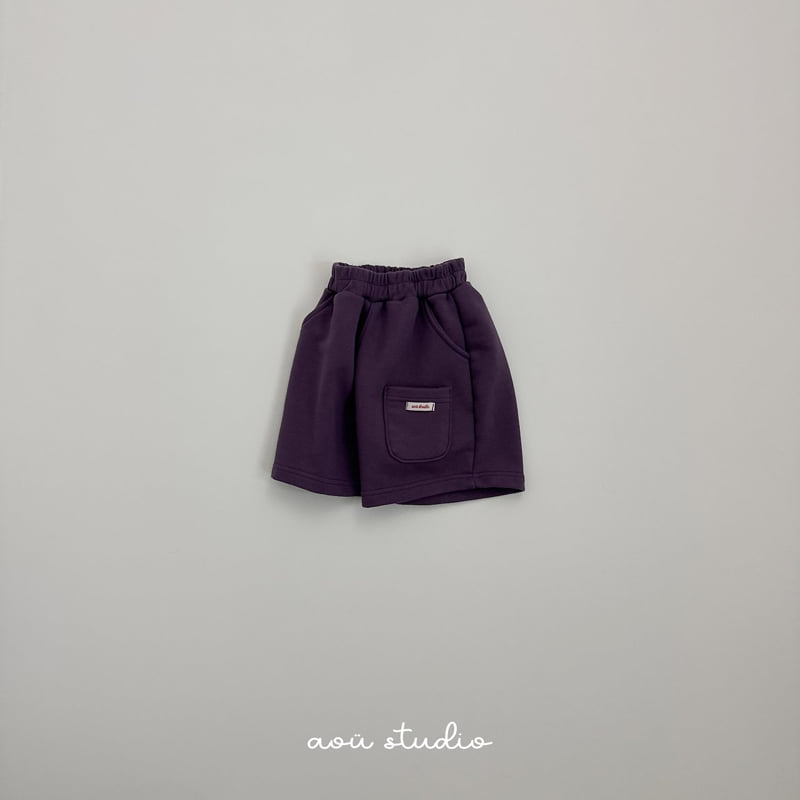 Aou Studio - Korean Baby Fashion - #babyoutfit - Hako Pocket Pants - 2