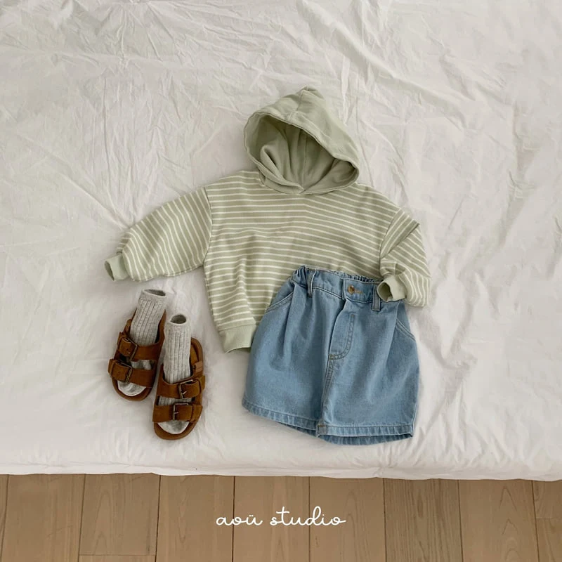 Aou Studio - Korean Baby Fashion - #babyoutfit - Wished Denim Pants - 11