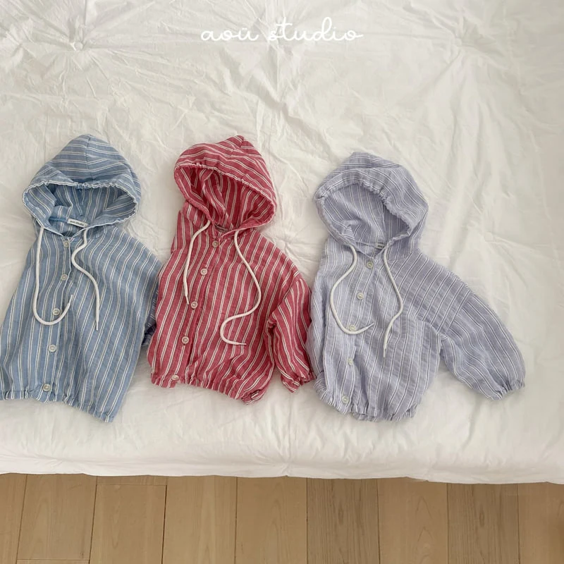 Aou Studio - Korean Baby Fashion - #onlinebabyboutique - Bonbon Button Hoodie