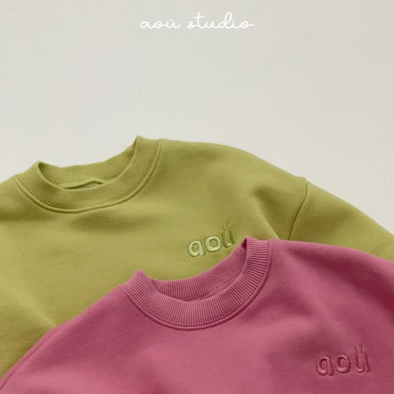 Aou Studio - Korean Baby Fashion - #onlinebabyboutique - Snug Sweatshirt - 4