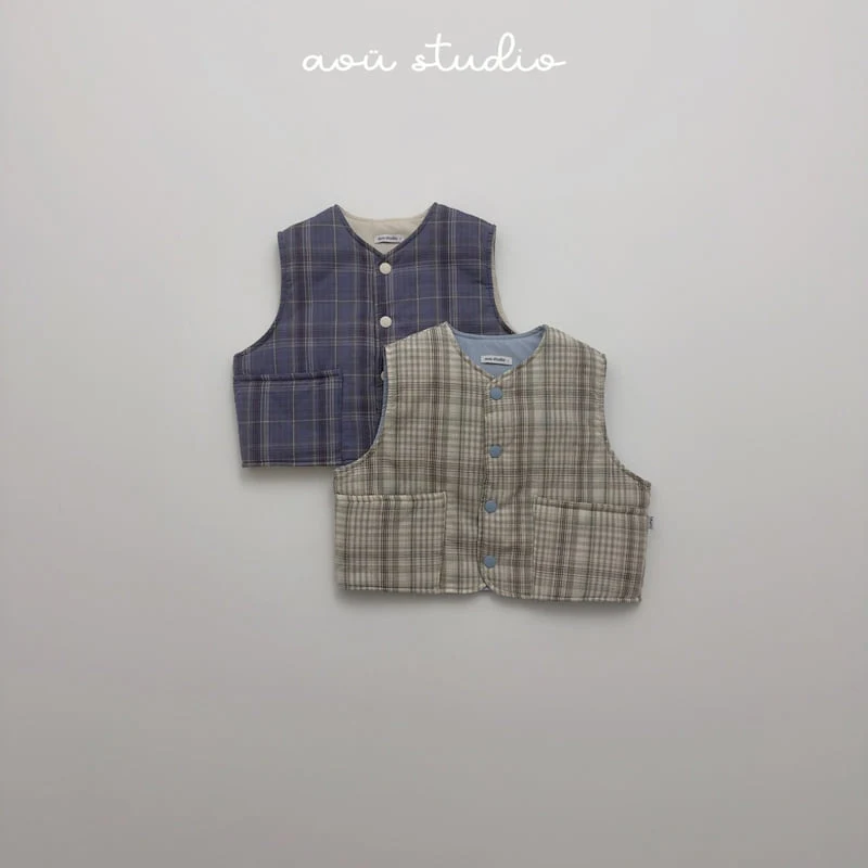 Aou Studio - Korean Baby Fashion - #onlinebabyshop - Reversible Vest