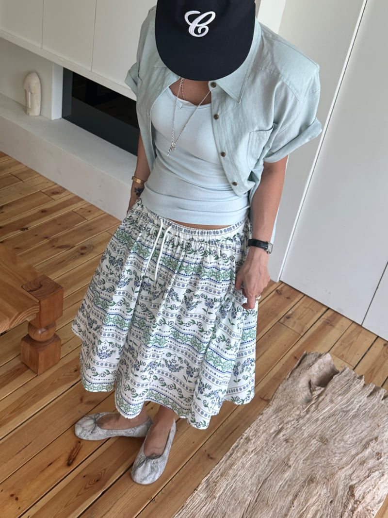 Auver_Fit - Korean Women Fashion - #momslook - Bohemian Skirt - 5