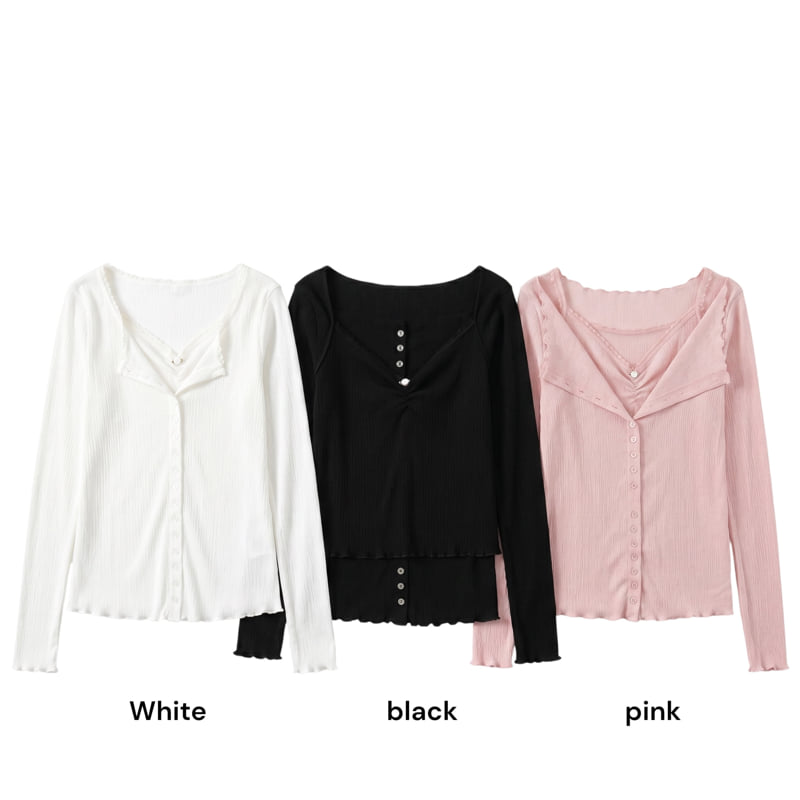 Auver_Fit - Korean Women Fashion - #momslook - Pleated Sleeveless Set - 12