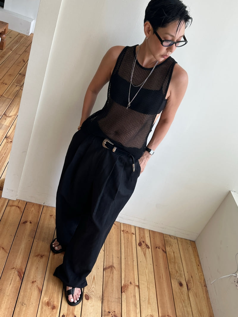 Auver_Fit - Korean Women Fashion - #momslook - Linen Low-Rise Pants - 9
