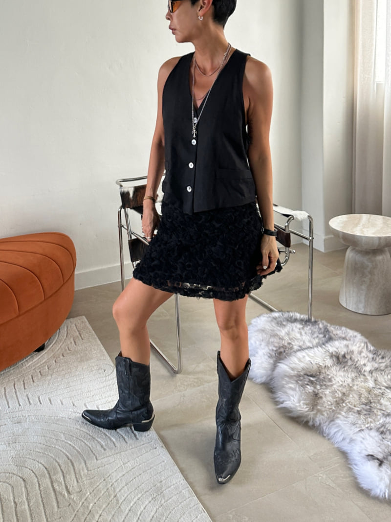 Camellia Mini Skirt by Auver_Fit for Women - view 9