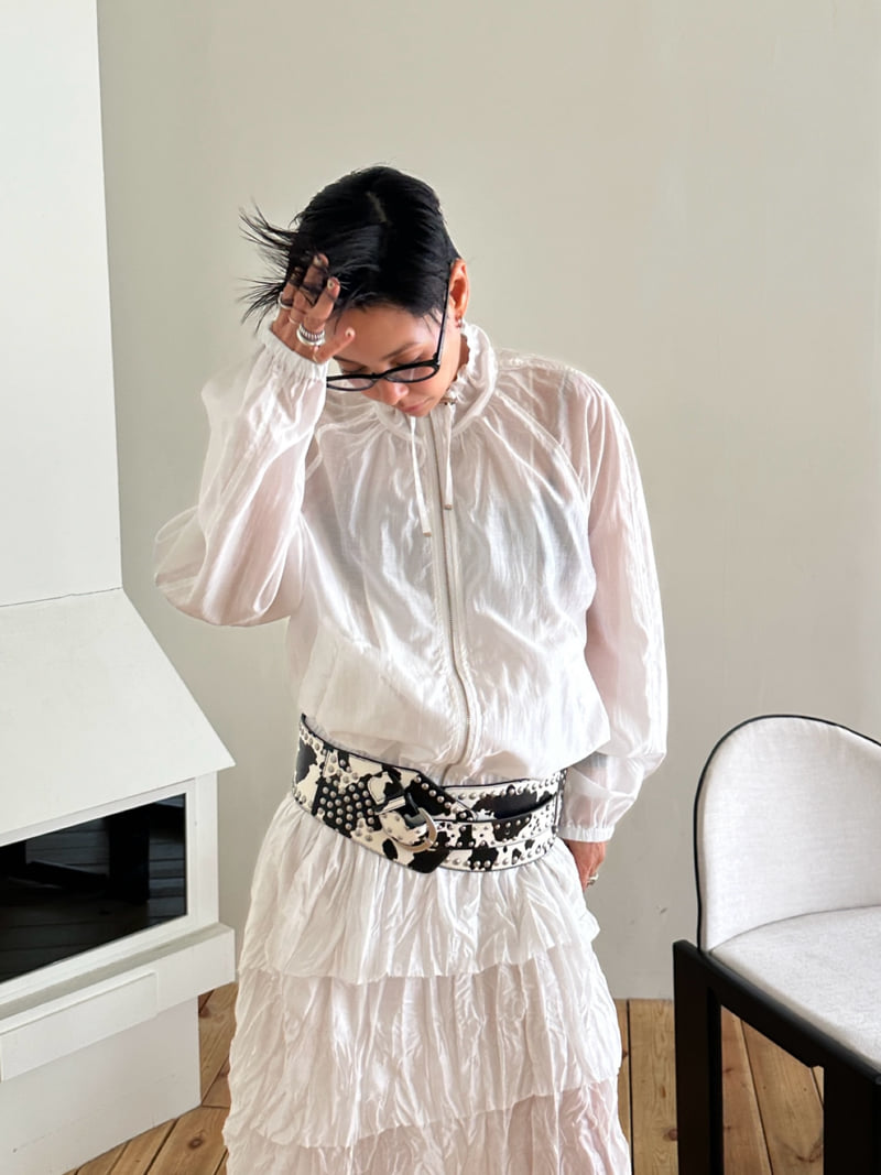 Auver_Fit - Korean Women Fashion - #momslook - Wrinkle Tiered Skirt - 7