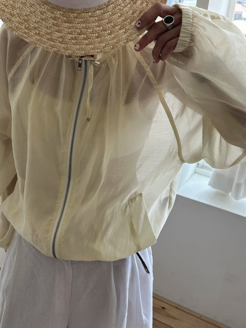 Auver_Fit - Korean Women Fashion - #romanticstyle - Summer Sheer Jumper - 2