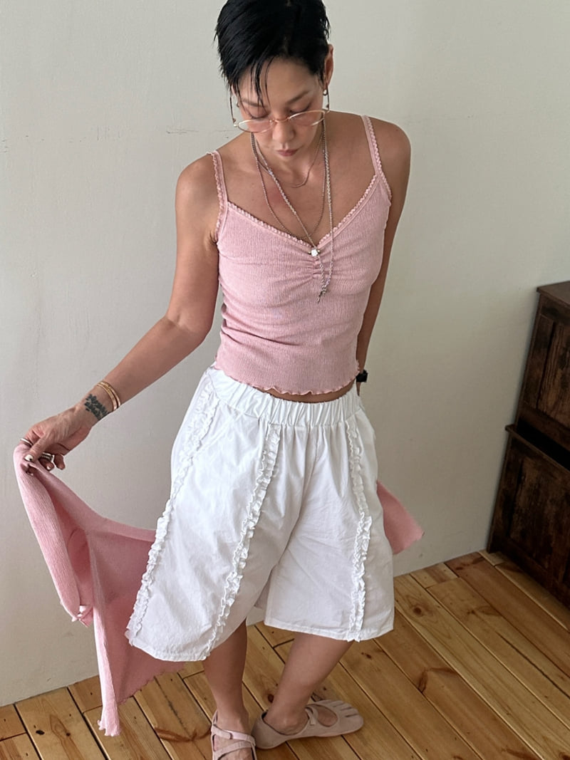 Auver_Fit - Korean Women Fashion - #thelittlethings - Pleated Sleeveless Set