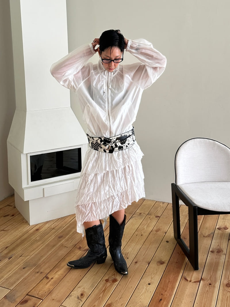 Auver_Fit - Korean Women Fashion - #womensfashion - Summer Sheer Jumper - 11