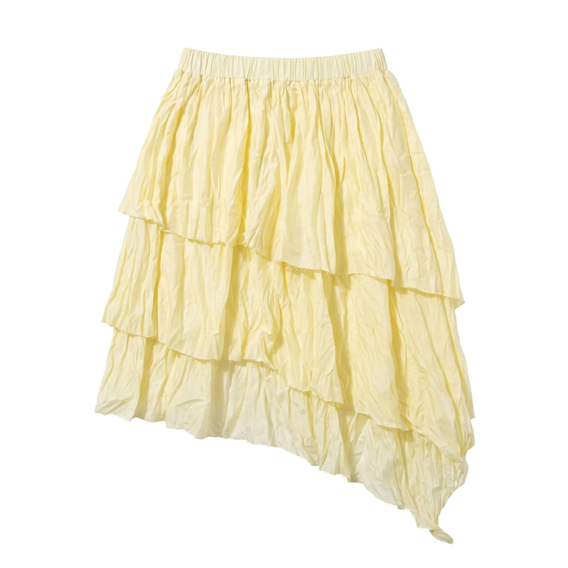 Auver_Fit - Korean Women Fashion - #womensfashion - Wrinkle Tiered Skirt - 10