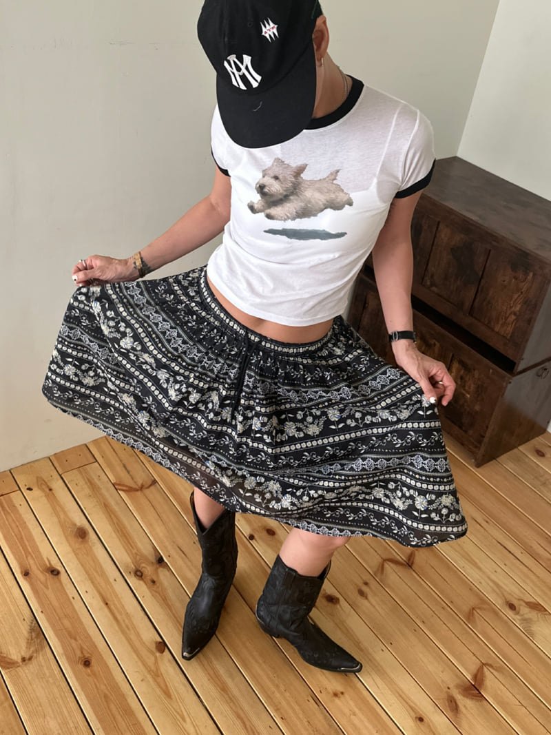 Auver_Fit - Korean Women Fashion - #womensfashion - Puppy Ringer Tee - 7