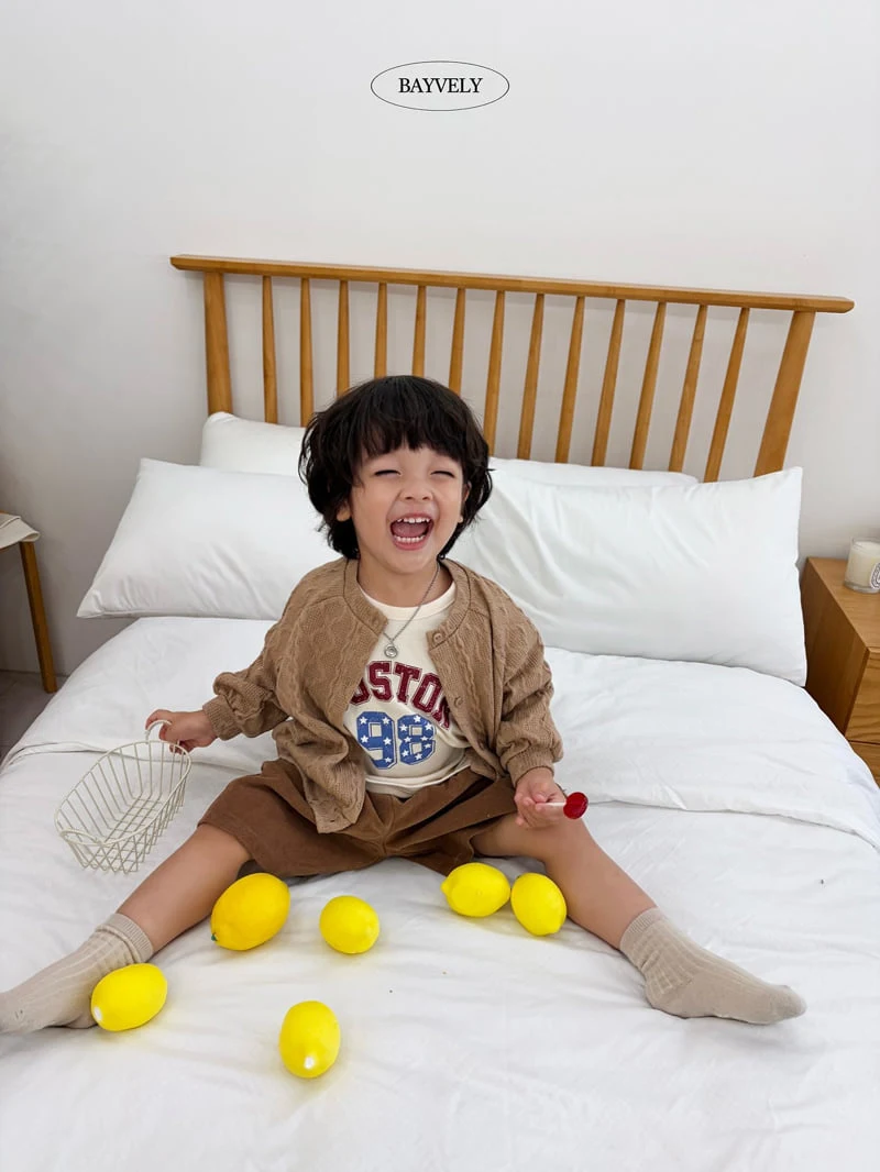 Bayvely - Korean Children Fashion - #Kfashion4kids - Cable Knit Cardigan - 7