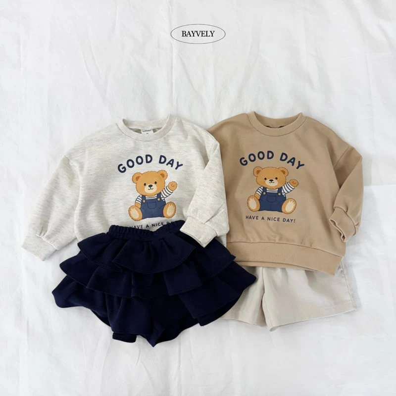 Bayvely - Korean Children Fashion - #Kfashion4kids - Girls Tiered Skort - 6