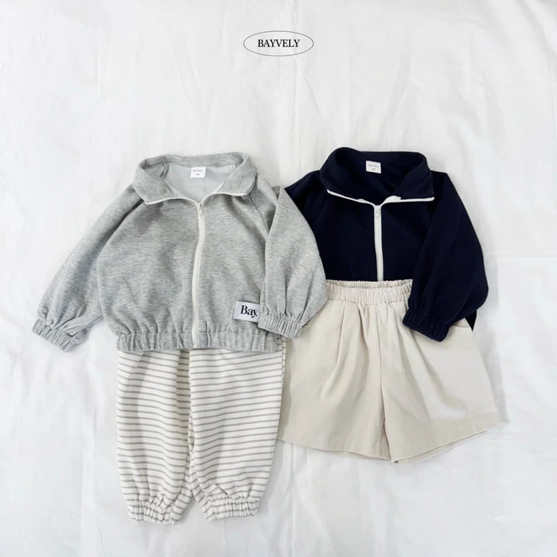 Bayvely - Korean Children Fashion - #childrensboutique - Standard Zip-Up - 6