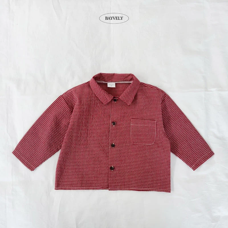 Bayvely - Korean Children Fashion - #childrensboutique - Winner Check Shirt - 3