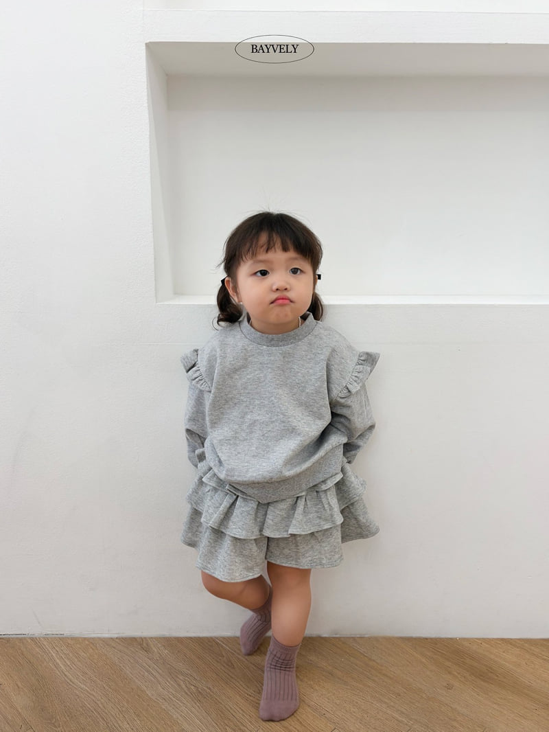 Bayvely - Korean Children Fashion - #designkidswear - Wing Frill Sweatshirt - 9