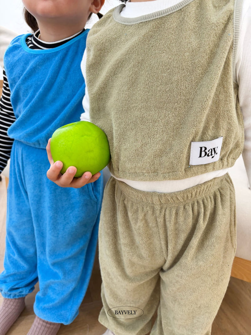 Bayvely - Korean Children Fashion - #designkidswear - Terry Crop Set - 6