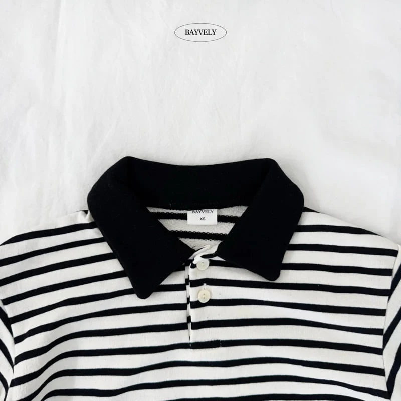 Bayvely - Korean Children Fashion - #designkidswear - Sweet Collar Tee - 2