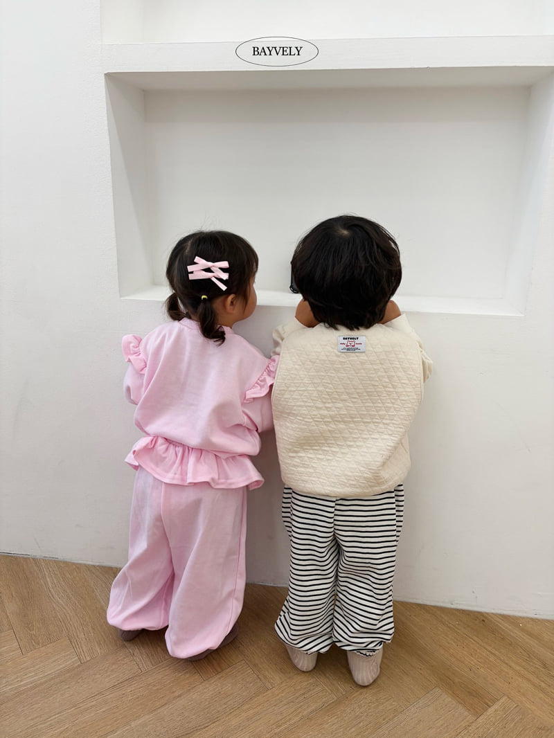 Bayvely - Korean Children Fashion - #discoveringself - Wing Frill Sweatshirt - 10